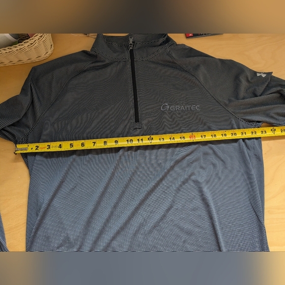 NWT Under Armour Long Sleeve Shirt Men Size Large 1/4 Zip Loose Fit - Picture 8 of 9